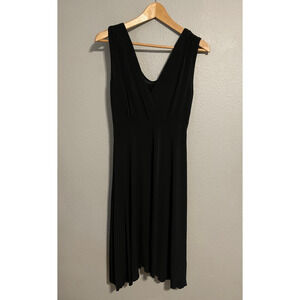 Vintage Zoey Beth Womens Dress Small Black Babydoll Asymmetric Witchy 90s Y2K